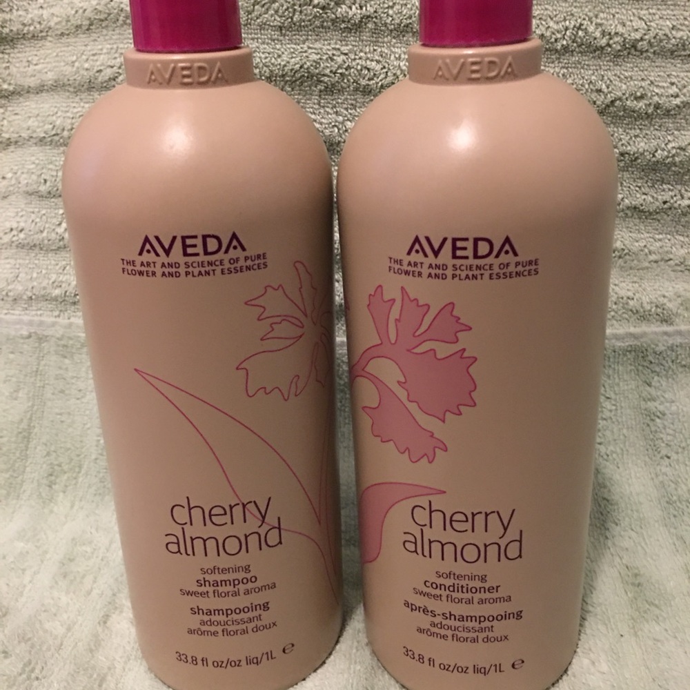 AVEDA Cherry Almond shampoo & conditioner